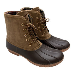 Marley Lilly Monogrammed Duck Boots Sz 9